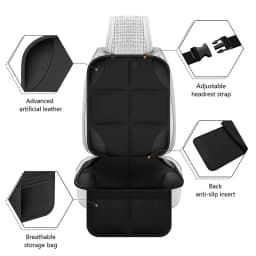 Car Anti Slip Cushion for Baby Seat Children Safety Seat Mat Anti-Scratch Universal Car Seat Protector Cover Waterproof Oxford
