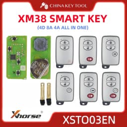 Xhorse XM38 Smart Key Remote 4D 8A 4A All in One For Toyota Lexus: XSTO03EN Global Version With Logo
