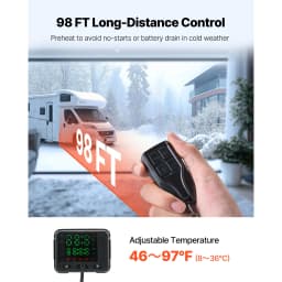 SucceBuy 8KW Diesel Air Heater 12V Diesel Heater with Remote Control 10L Fuel Tank Diesel Parking Heater for RV Trailer Camper