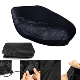 Inflatable Boat Cover V Shape Waterproof Dustproof AntiUV Rain Snow Dinghy Fishing Rubber Boat Marine Boat Universal Kayak Cover
