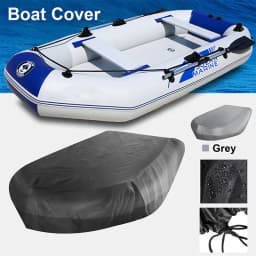 Inflatable Boat Cover V Shape Waterproof Dustproof AntiUV Rain Snow Dinghy Fishing Rubber Boat Marine Boat Universal Kayak Cover