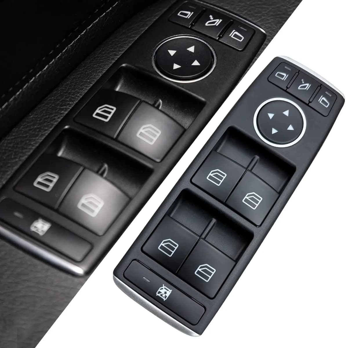 Master Power Window Switch Button Front Driver Side For Benz C230 C300 E350 E63 W212 E-Class W204 C117 G500 G550 C2 A2049055402