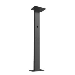 GWUYU 1.3m Wall-Mounted Charging Station Aluminum Alloy Electric Vehicle Charging Pole Black Home Design for EV Cars