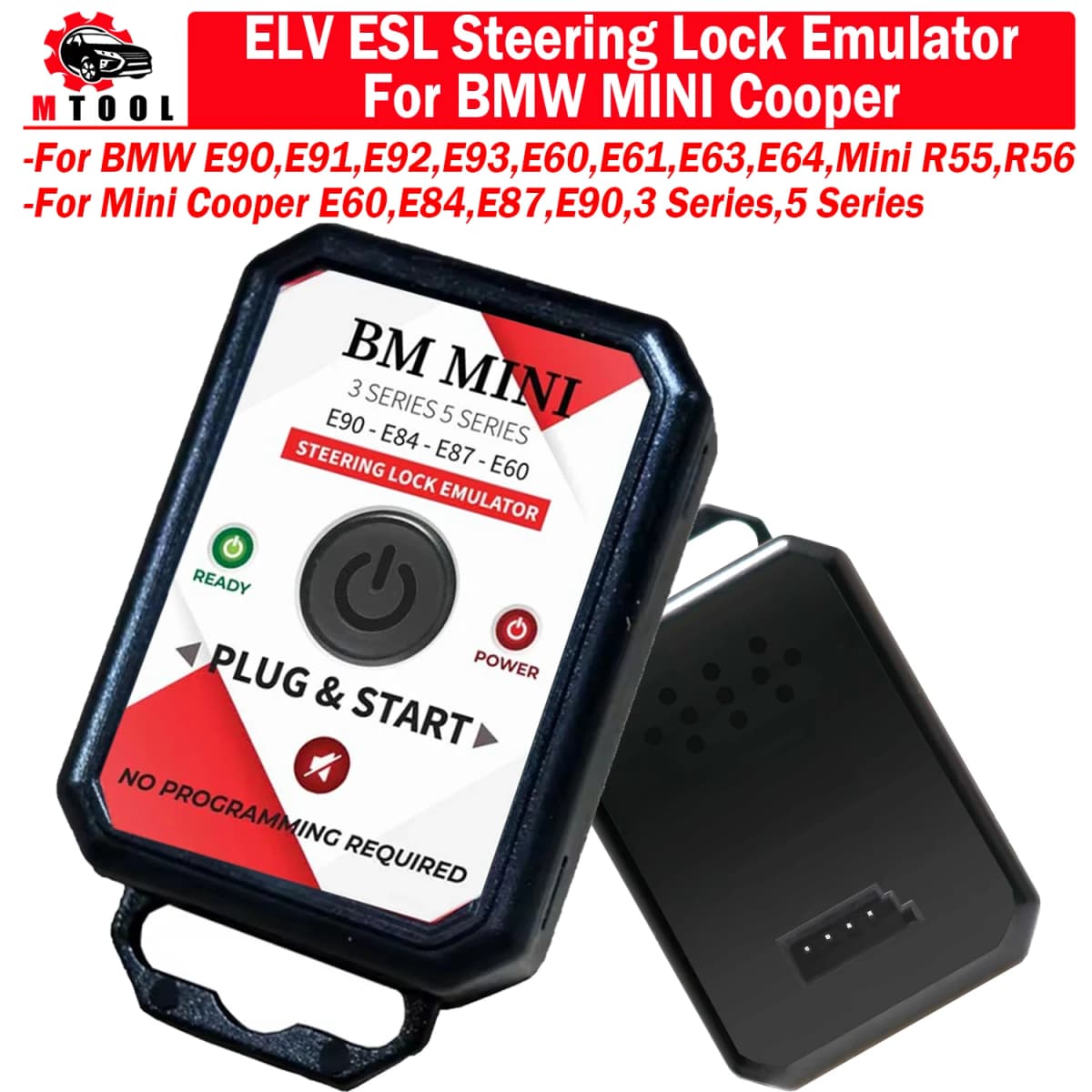 ELV ESL Steering Lock Emulator for MINI Cooper E60 E84 E87 E90 3Series 5Series for Mini R55 R56 for BMW E90 E91 E92 E93 E60 E63