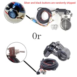 2&2.36&2.5&3.0 Inch Electric Exhaust Control Valve Electric Valve Unit with Switch/Botton Excellent Sealing Exhaust Control Valv