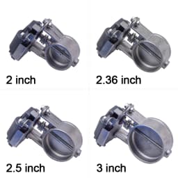 2&2.36&2.5&3.0 Inch Electric Exhaust Control Valve Electric Valve Unit with Switch/Botton Excellent Sealing Exhaust Control Valv