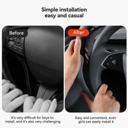 YZ For Tesla Model 3 Y Highland Juniper Suede Car Steering Wheel Cover DIY Hand Sewing Soft Leather Braiding Cover For Auto Stee