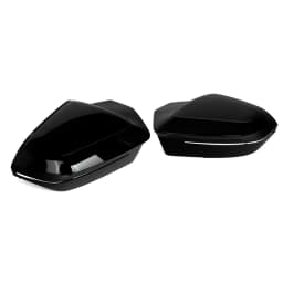M Style Front Side Mirror Covers Cap Fits BMW I5 G60 G68 G70 2023 2024 2025 Rearview Mirror Shell Gloss Black Left Hand Drive