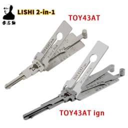 TOY43AT Lishi 2-in-1 For Toyota  Camry Corolla Vios Series Automobile door opening tool Lishi pick &Hook Locksmiths tool