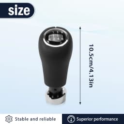 Gear Shift Knob Lever 6 Speed Stick Handball Head Compatible with Classes A, B, C, E, CLK W169, W245, W203, W211