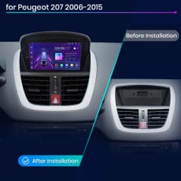 Junsun 7" Wireless CarPlay Android Auto Car Radio for PEUGEOT 207 207CC 2006 2007-2015 Multimedia Wireless Apple CarPlay Smart Intelligent Systems IPS Touch Screen Stereo Video Player 2 Din Autoradio Head Unit Navigation BT GPS 4G WIFI FM AM DSP RDS SWC