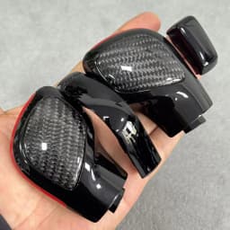 Car Gear Lever Upgrade Carbon Fiber Material Side Cover Suitable for Volkswagen Golf 7 GTI R Tiguan Passat B7 B8