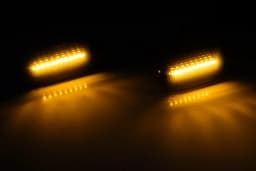 6x LED Side Marker Indicator Turn Signal Light Smoke Black Lens For Mercedes Sprinter 906 VW Crafter 2E LCI