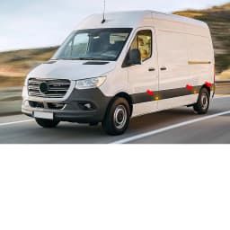 6x LED Side Marker Indicator Turn Signal Light Smoke Black Lens For Mercedes Sprinter 906 VW Crafter 2E LCI