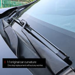 For Hyundai Genesis 2008-2023 2013 2014 2015 2016 2021 2022 2pcs Front Windshield Wiper Blades Windscreen Wipers Carbon Fibre