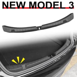 For 2026 2025 2024 Tesla Model 3 Highland Rear Bumper Guard Protector TPE Trunk Bumper Sill Cover Model 3 Highland Accessories