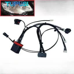 LED Headlight Wiring Harness for VW Touareg 2007-2010 Headlight Internal Wire Harness Plug Wire Harness Assembly with AFS
