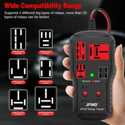 Car Relay Tester Voltage Tester Diagnostic Tools 12V 24V LED Indicator Car Battery Checker Electronic Test Auto Repair Tool