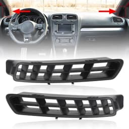 Car Interior Windshield A-Pillar Inner Air Outlet Cover Trim Panel for VW Golf 6 GTI MK6 2009-2014 5KD867233 5KD8672335