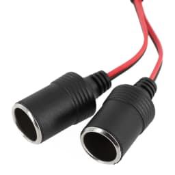 Car Cigarette Lighter 12V 24V Splitter Adapter W/ On Off Switch 1 Male To 2 Female Sockets Y Splitter Car Accessories 10cm