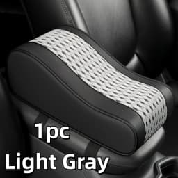 Thick Mesh Curved Car Center Console 7cm Heightening Pad Armrest Protection Pad with Storage and Comfortable Driving Interior