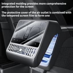 Rear Air Vent Protective Cover Screen Tempered Film Integrated for Tesla Model 3 Highland Model Y Juniper ModelYL Car Accessorie