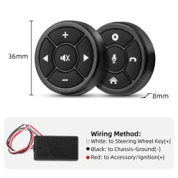 Universal Car Steering Wheel Remote Control 10 Key Wireless Car Radio DVD GPS Multimedia Navigation Head Unit Remote Control