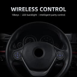 Universal Car Steering Wheel Remote Control 10 Key Wireless Car Radio DVD GPS Multimedia Navigation Head Unit Remote Control