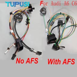 For Audi A6 C6 2005-2008 Xenon Headlight Internal Wire Harness Plug Wiring Harness Assembly Non AFS and With AFS