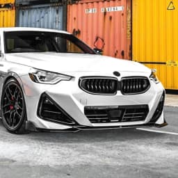 Front Bumper Lip For BMW 2 Series G42 220d 218i 220i 230i M240i Coupe For M Sport 2022-2024 Splitter Diffuser Body kits Tuning