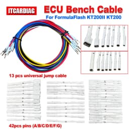 ECU Bench Cable ECU Programmer Flex Cabling Kit FormulaFlash ECU Connector KT200 ECU Pin Adapter KT200II Bench ECU Connect Cable