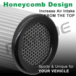 63/76/80MM Cone Air Intake Filter Universal Washable for Car Engine Pipe 2.5/3/3.15inch Sport High Flow Cold Air Intake Filter