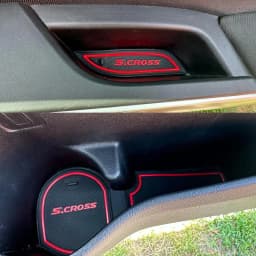 Car Door Inner Slot Mats Accessory For Suzuki SX4 S Cross S-Cross 2014- 2023 Anti-Slip Gate Slot Mat Door Groove Cup Pad Coaster