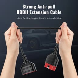 THINKCAR Extension Cable Universal 16 Pin OBD2 Diagnostic Extender Cable Male to Female Port Car Extension Cord