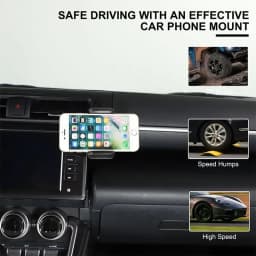For Toyota GR 86/Subaru BRZ 2022+ ABS Car Navigation Screen Mobile Phone Holder GPS Wireless Charging Navigation Holder