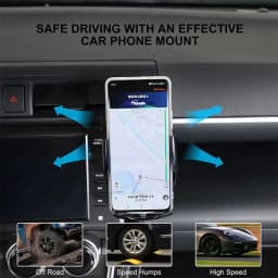For Toyota GR 86/Subaru BRZ 2022+ ABS Car Navigation Screen Mobile Phone Holder GPS Wireless Charging Navigation Holder