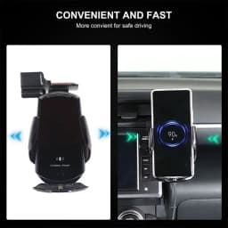 For Toyota GR 86/Subaru BRZ 2022+ ABS Car Navigation Screen Mobile Phone Holder GPS Wireless Charging Navigation Holder