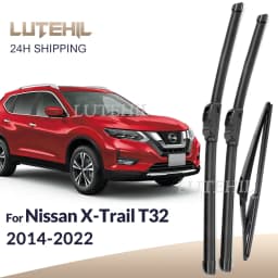 For Nissan X-Trail T32 2014-2022 2015 2016 2017 Wiper Front & Rear Wiper Blades Windshield Windscreen Window Brushes 26"+17"+12"