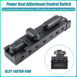 Power Seat Adjustment Control Switch For Ford Explorer Sport Trac C-Max Edge Escape Expedition F150 9L3T-14B709-FAW