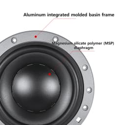 High Quality 6.5 Inch Car Speaker 400W HiFi Car Audio Stereo Lossless Modification Tweeter Mid-Woofer Subwoofer Dynaudio372 OEM