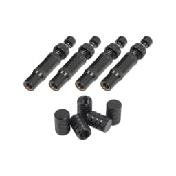 4pc Black Adjustable Auto-Stop Tire Air Down Kit Screw-on Tyre Deflator Tool For Offroad 4x4 Vehicle Accessories