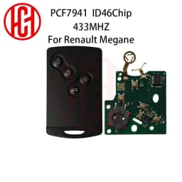 PCF7941 ID46 Chip 433Mhz 4 Buttons Smart Card Remote Key for Renault Megane 3 Laguna 3 Scenic 3 2009-2015 Car Key