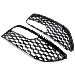 2X Honeycomb Mesh Hex For Audi A3 Standard 2013-2016 Racing Style Front Bumper Fog Light Grille 8V3807681 8V3807682 Accessories