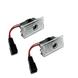 HD 2X LED Car Door Projector Welcome Light For Tesla Accessories Model Y RWD 2025 Model 3 S X 2020 2021 2022 2023 2024 2025 2026