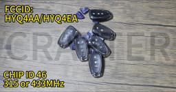 Key Crafters HYQ4AA HYQ4EA 315/433MHz ID 46 CHIIP Smart Card Key For Chevrolet Blazer Traverse Camaro Cruze Malibu Equinox Spark