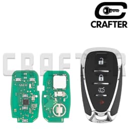 Key Crafters HYQ4AA HYQ4EA 315/433MHz ID 46 CHIIP Smart Card Key For Chevrolet Blazer Traverse Camaro Cruze Malibu Equinox Spark