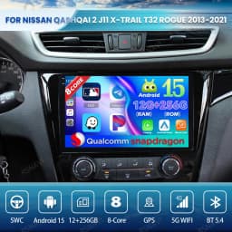 Android 15 Car Radio For Nissan Qashqai 2 J11 X-Trail T32 Rogue 2013-2021 QLED BT GPS DSP 4G LTE Autoradio Navigation 5G WIFI