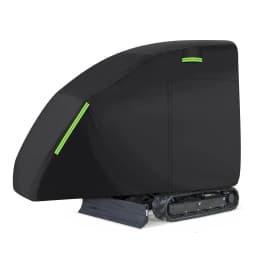 Mini Excavator Cover Fit for Bobcat E20 1760-3530lbs Water Proof 210D Oxford Fabric Zippered Exterior Accessories Black