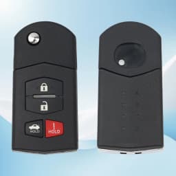 Leo For Mazda 2 3 5 6 8 CX-7 CX-9 MX-5 BGBX1T478SKE125-01 SKE126-01 CC43-67-5RYC Fob Flip Remote Car Key 315/433Mhz 4D63 Chip