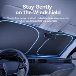 Baseus DT1 Car Sunshade Windshield Cover Folding Car Front Window UV Sun Protection for Summer Sun Shade Curtain Protector